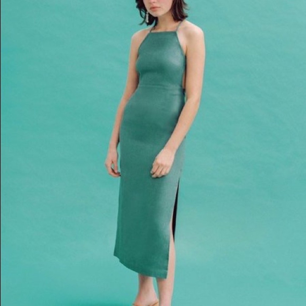 Paloma Wool Carlota Dress 34 XS Teal